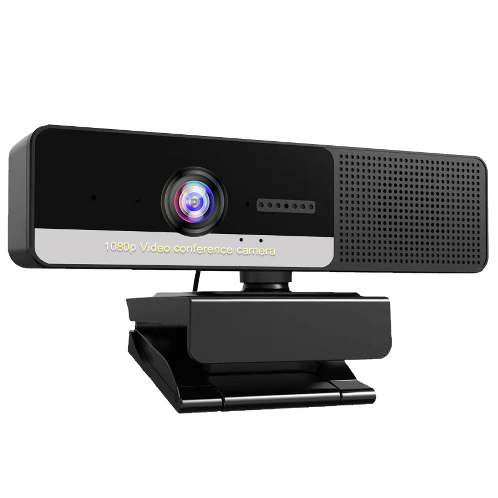 Webcam 1080P Full HD Web Camera With Speaker Microphone