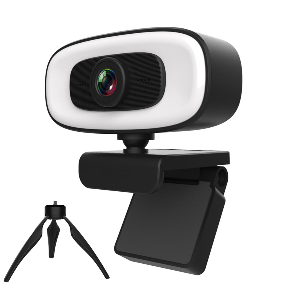 Webcam 2K HD Video Mini Web Camera 1080P Autofocus with